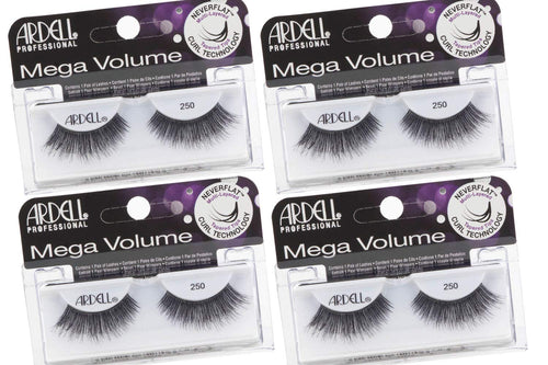Ardell Mega Volume Lash 250 Multi-Layered False Lashes with Curl Technology 4 pairs
